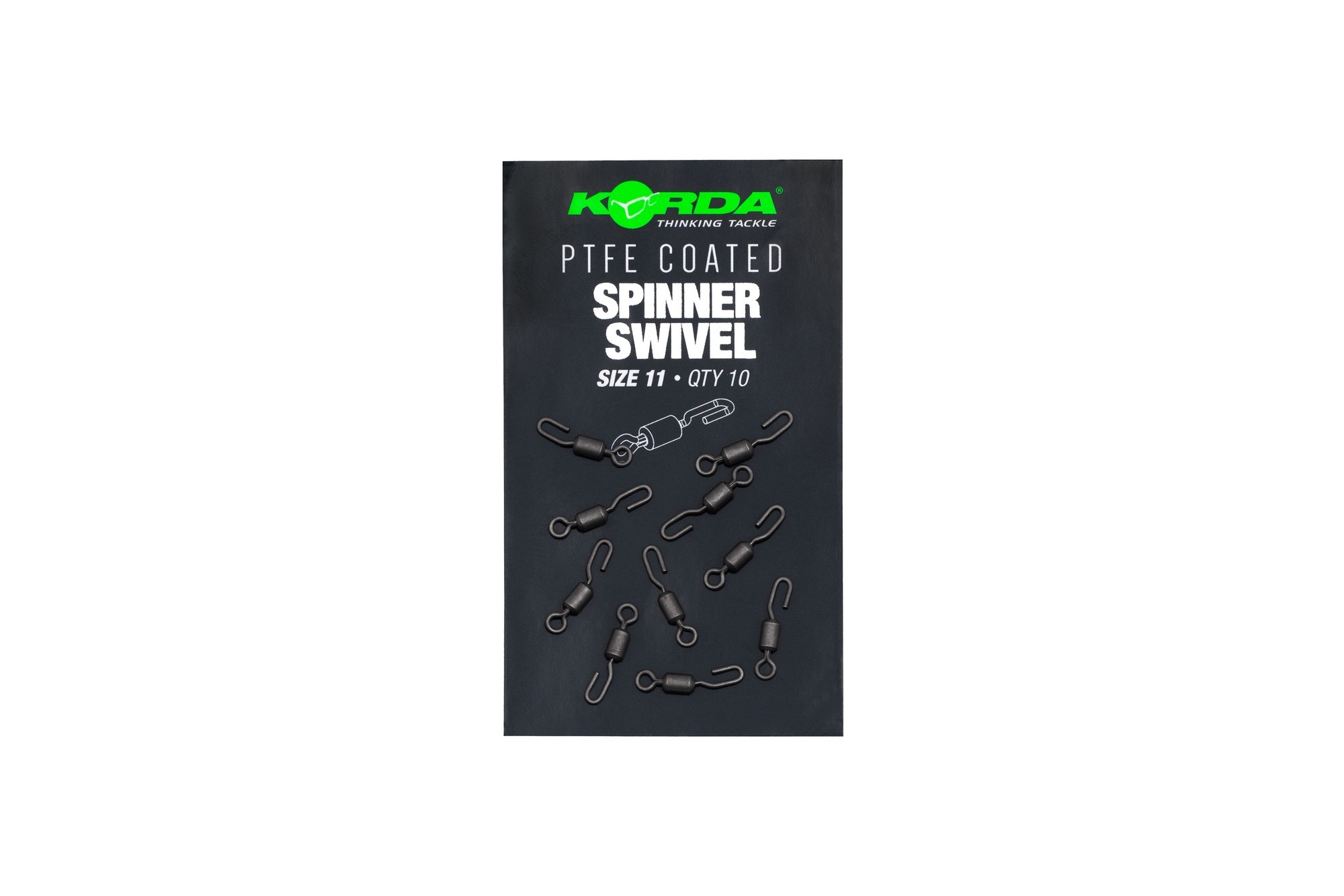 Korda PTFE Coated Spinner Swivel_1