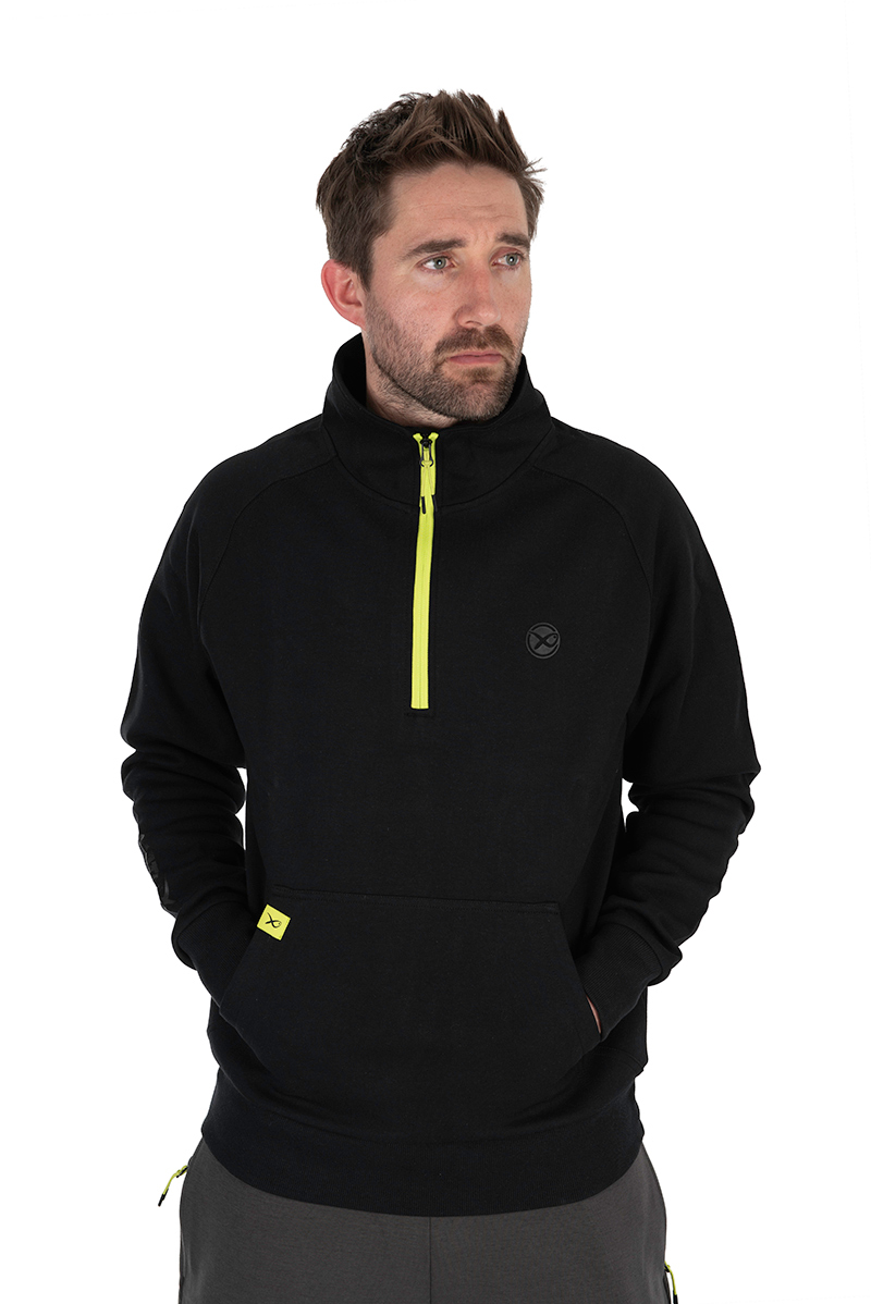 Matrix_Quater_Zip_Sweat_BlackLime_Black_Edition_fishermania_1